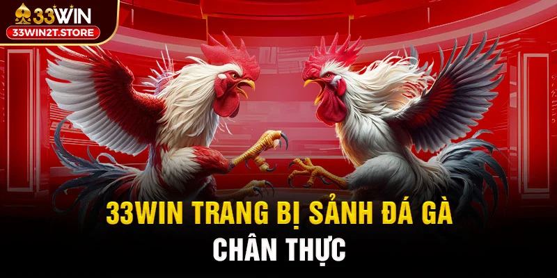 33WIN trang bị sảnh đá gà chân thực